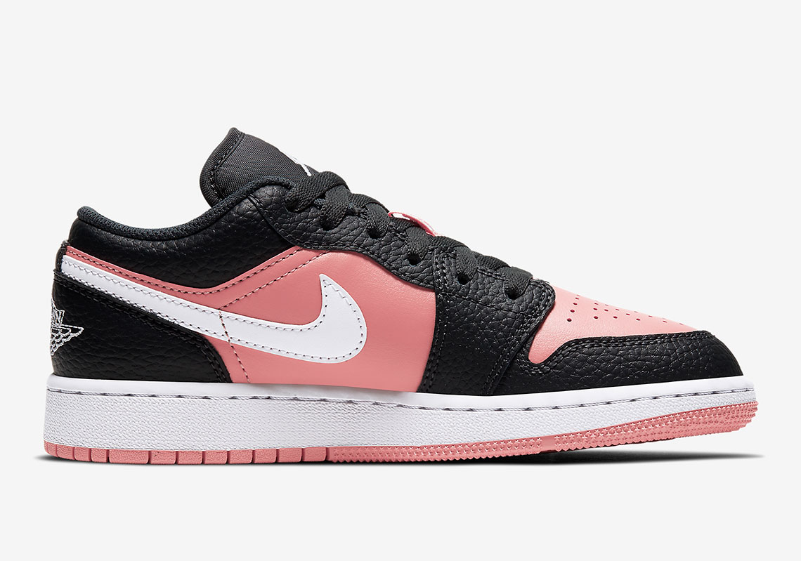 Air Jordan 1 Low GS 'Pink Quartz' 554723-016