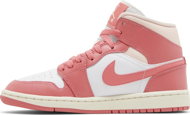 Wmns Air Jordan 1 Mid 'Strawberries and Cream' BQ6472-186