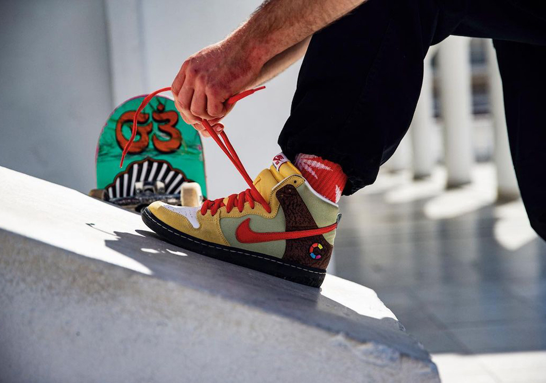 Color Skates x Dunk High SB 'Kebab and Destroy' CZ2205-700