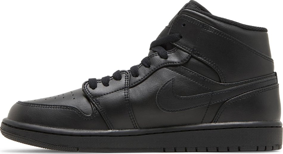 Air Jordan 1 Mid 'Triple Black' 2022 554724-093