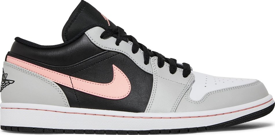 Air Jordan 1 Low 'Black Grey Fog Bleached Coral' 553558-062