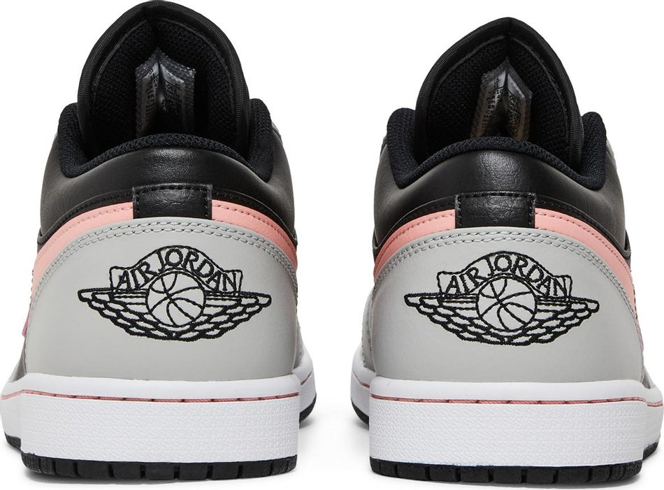 Air Jordan 1 Low 'Black Grey Fog Bleached Coral' 553558-062