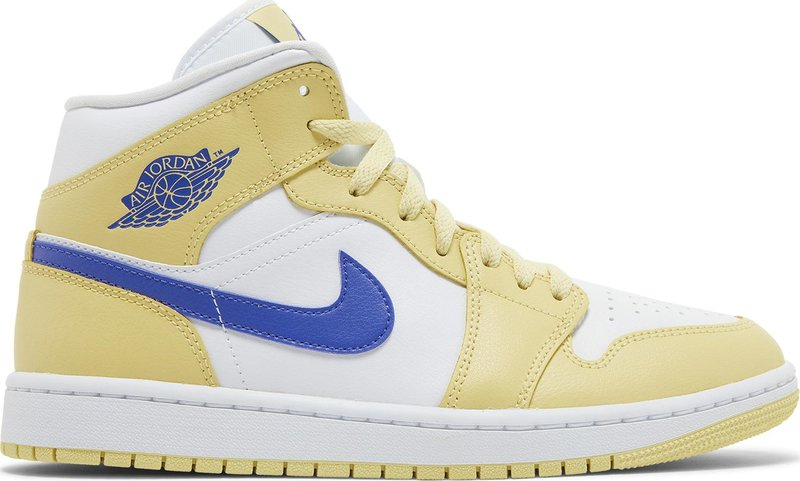 Wmns Air Jordan 1 Mid 'Lemon Wash' BQ6472-701