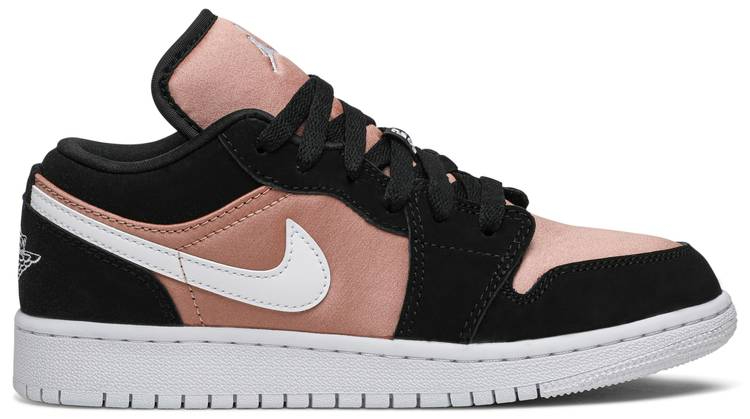 Air Jordan 1 Low GS 'White Rose Gold' 554723-090