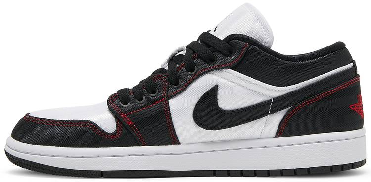 Wmns Air Jordan 1 Low SE Utility 'White Black Red' DD9337-106