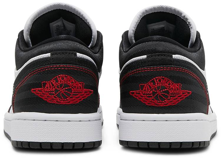 Wmns Air Jordan 1 Low SE Utility 'White Black Red' DD9337-106