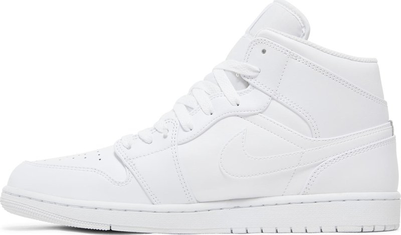 Air Jordan 1 Mid 'Triple White' 2022 554724-136