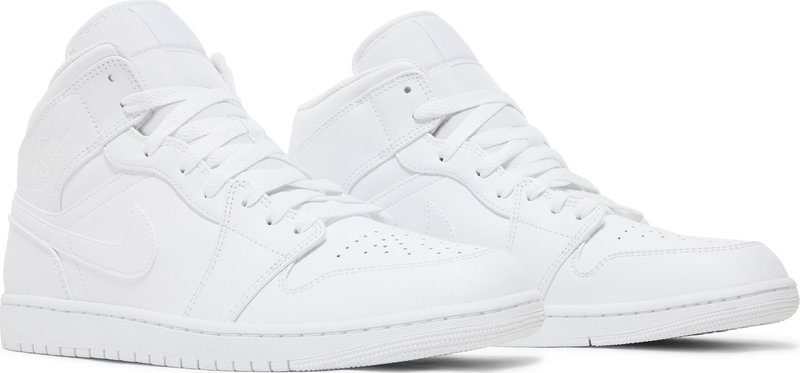 Air Jordan 1 Mid 'Triple White' 2022 554724-136