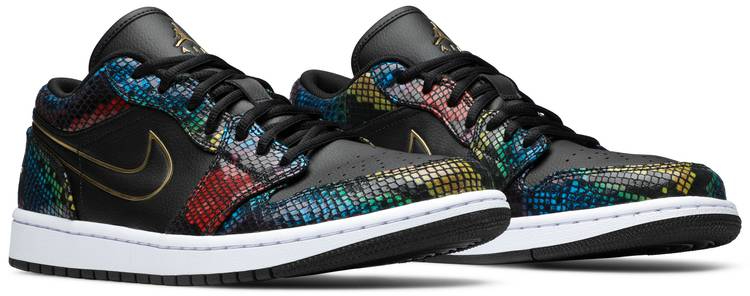 Wmns Air Jordan 1 Low 'Multi Snakeskin' CW5580-001