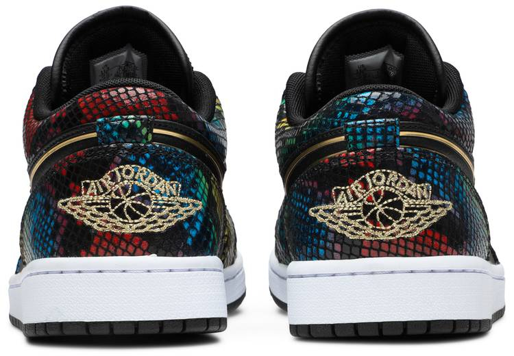 Wmns Air Jordan 1 Low 'Multi Snakeskin' CW5580-001