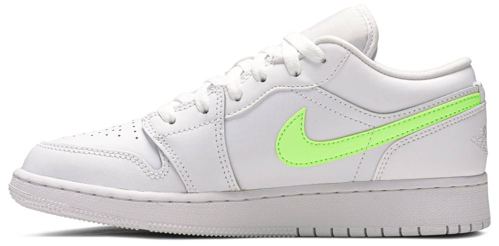 Air Jordan 1 Low GS 'White Neon' CW7035-100