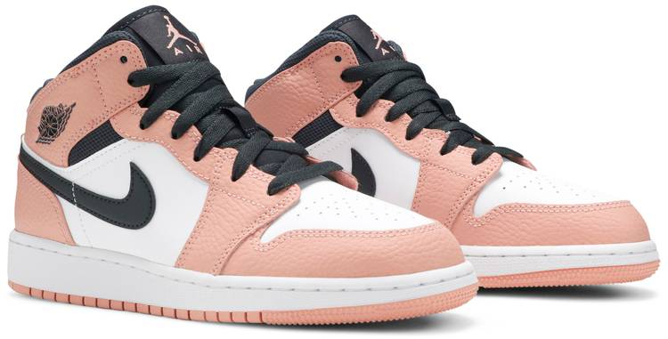 Air Jordan 1 Mid 'Pink Quartz' 555112-603